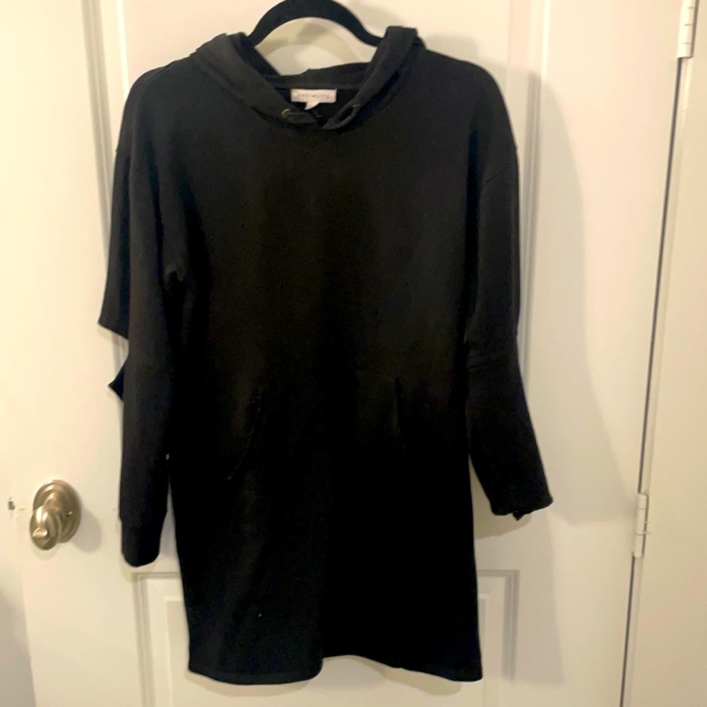 Hooded sweatshirt dress